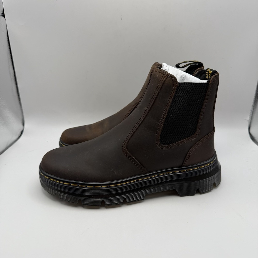 Dr. Martens Embury Crazy Horse Leather Brown Boots Unisex Men's 5/Women's‎ 6 New